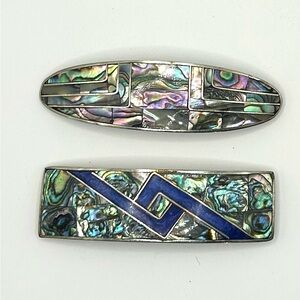 Abalone Shell Hair Clips